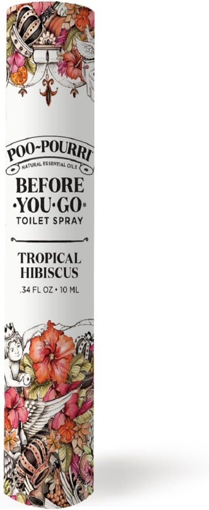 Poo-Pourri Before-You-Go Toilet Spray, Tropical Hibiscus, Travel Size