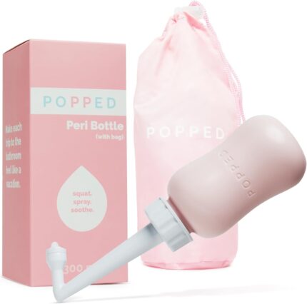 Popped Peri Bottle for Postpartum Care | Portable Bidet | Spray Bottle