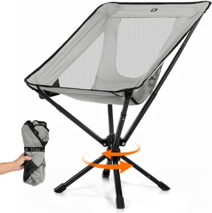 Portable Camping Chair - SwivelCore 180 Swivel & Auto-Return, Small