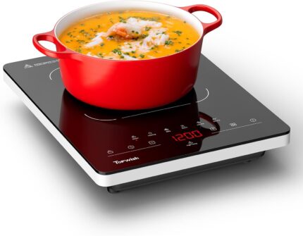 Portable Electric Stove,110V Single Burner Electric Cooktop,