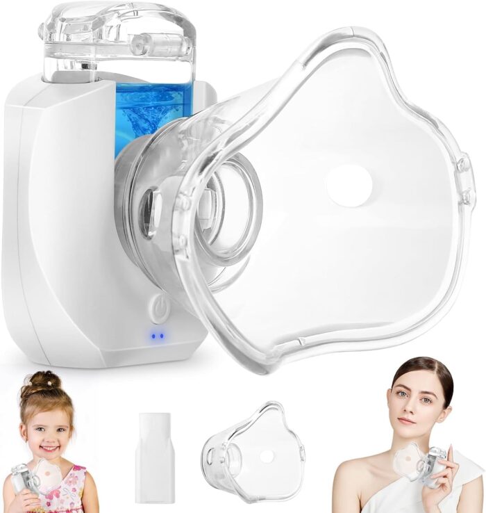 Portable Nebulizer, Rechargeable Mnin Nebulizer Machine for Adults and