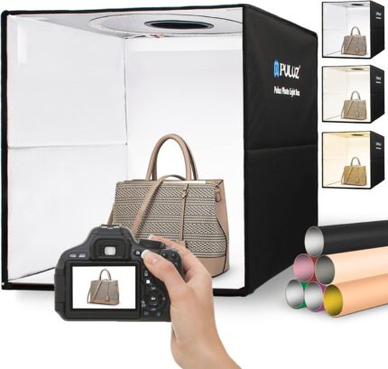 Portable Photo Studio Light Box, PULUZ 16"x16" Professional Dimmable