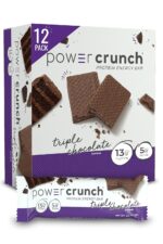 Power Crunch Protein Wafer Bars, High Protein Snacks with Delicious