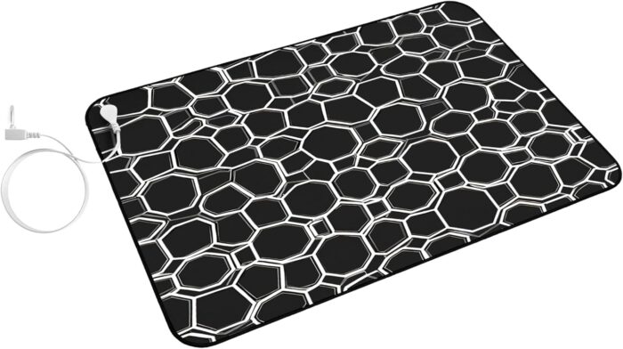 Premium Grounding Mat for Feet and Bed – Conductive Grounding Kit for