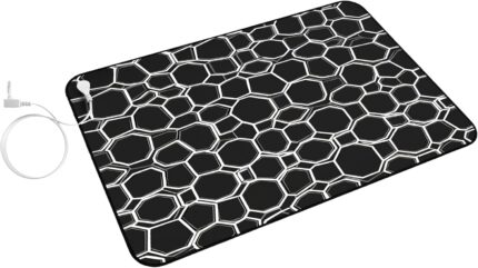 Premium Grounding Mat for Feet and Bed – Conductive Grounding Kit for