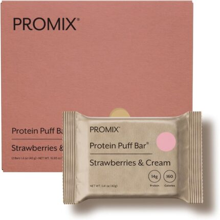 ProMix Nutrition Whey Protein Isolate Puff Bar, Low Carb Healthy Snack