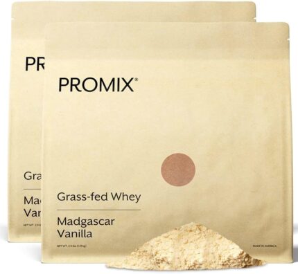 ProMix Nutrition Whey Protein Powder, Vanilla - Grass-Fed & 100% All