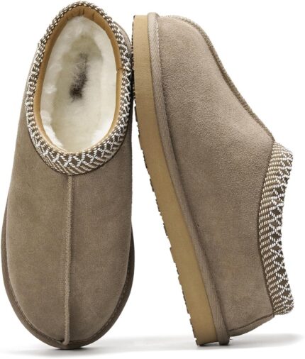 Project Cloud Australian Sheepskin Mens Slippers - Memory Foam