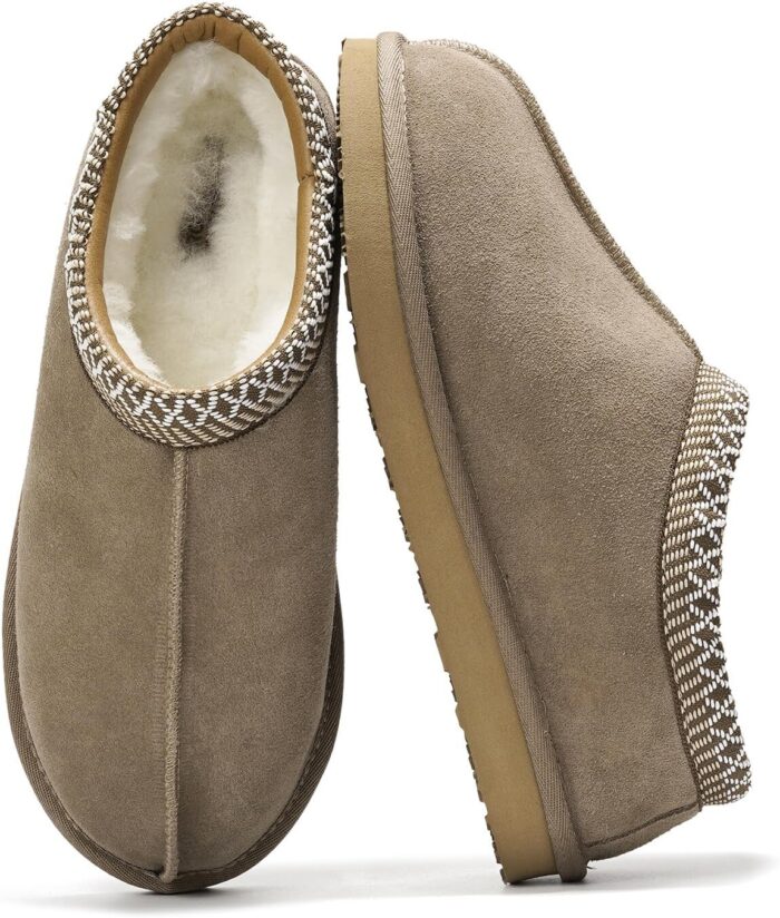 Project Cloud Australian Sheepskin Mens Slippers - Memory Foam