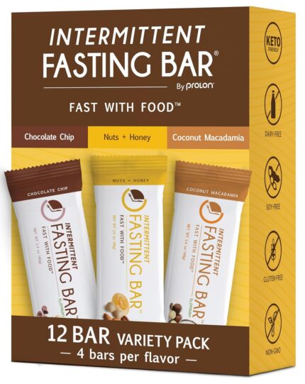 Prolon Fast Bars | Keto, Gluten Free, Dairy Free, Plant Based Protein,