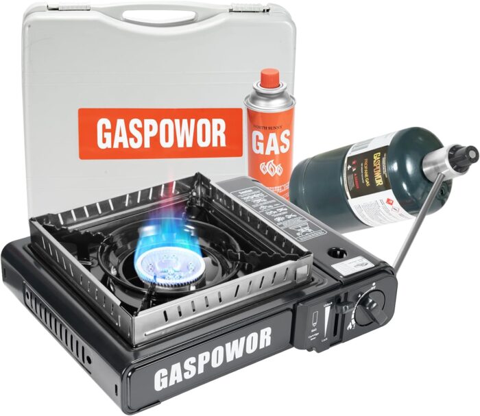 Propane or Butane Stove Dual Fuel Stove Portable Camping Stove with