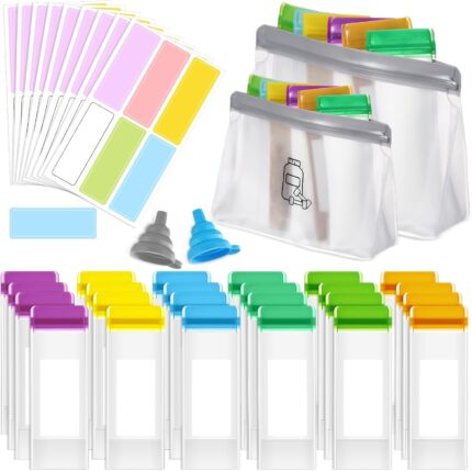 Protein Powder Travel Container Set Reusable Powder Supplement