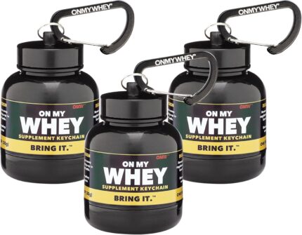 Protein Powder and Supplement Funnel Keychain, Portable to-Go