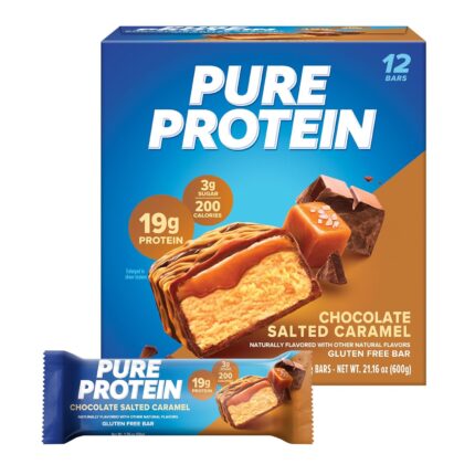 Pure Protein Bars, High Protein, Nutritious Snacks to Support Energy,