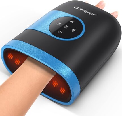 QUINEAR Hand Massager - Cordless Hand Massager with Heat and