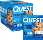 Quest Nutrition Chocolate Chip Protein Cookie, 15g Protein, 1g Sugar,