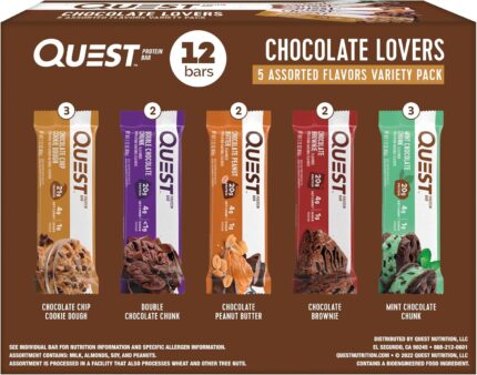 Quest Nutrition Chocolate Lovers Variety Pack, High Protein, Low Carb,
