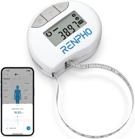 RENPHO Body Measuring Tape, Smart Tape Measure for Weight