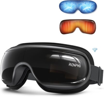 RENPHO Eye Massager with Heat and Cooling for Migraines, Father's