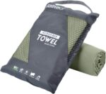 Rainleaf Microfiber Towel Perfect Travel & Gym & Camping Towel. Quick