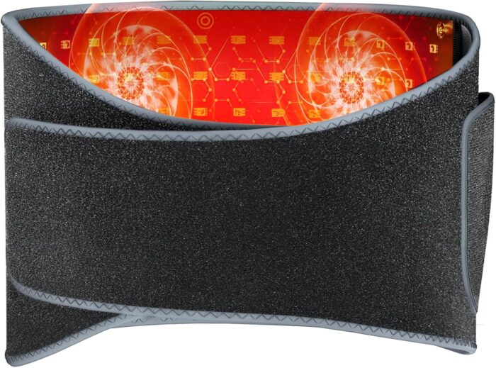 Red Light Belt for Body: Infrared Heating Vibration Massage Wrap Pad