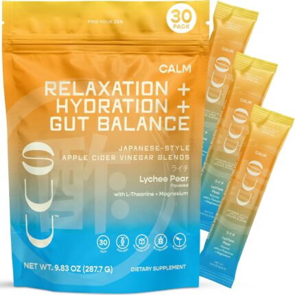 Relaxation, Hydration & Gut Health Powder Drink– Japanese Style Apple