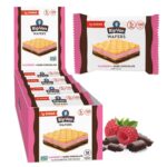 Rip Van Raspberry & Dark Chocolate Wafer Cookies - Healthy Snacks -