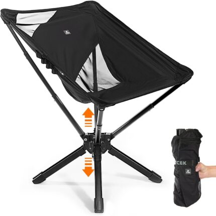 RiseLite Adjustable Portable Chair - Small Compact Folding Chair for