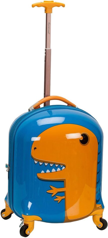 Rockland Jr. Kids' My First Hardside Spinner Luggage,Telescoping