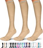 SB SOX 3-Pair Compression Socks for Women & Men (15-20mmHg) – Womens