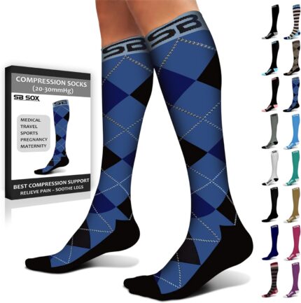 SB SOX Compression Socks for Men & Women (20-30 mmHg) - Best Support