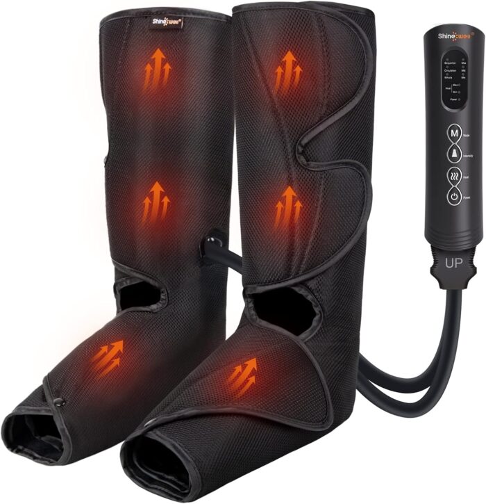 SHINE WELL Leg Massager for Circulation and Pain Relief, Leg