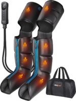 SHINE WELL Leg Massager with Heat and Compression, Leg Massager for