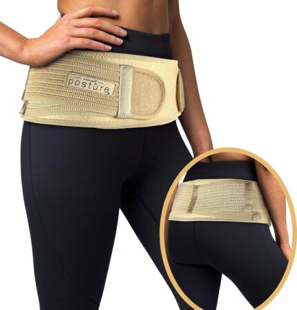 Sacroiliac Hip Belt for Women and Men That Alleviates Sciatic, Pelvic,