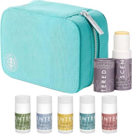 Scentered Aromatherapy Gift Set, Roll On Essential Oil Balms for
