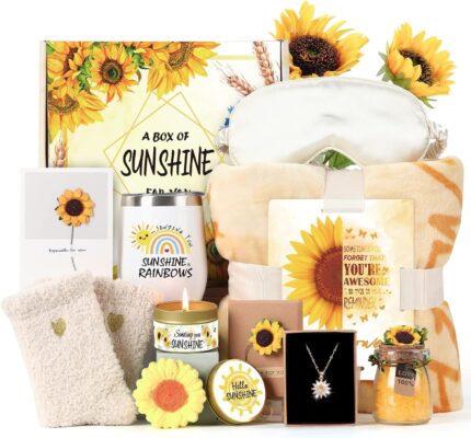 Sending Sunshine Gift, Sunflower Gifts for Women, Care Package,