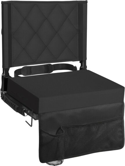 Sheenive Stadium Seats for Bleachers with Back Support, Bleacher Seats