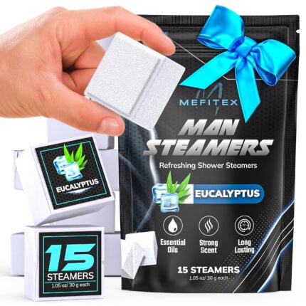 Shower Steamers for Men - 15 Pack Eucalyptus Aromatherapy Shower