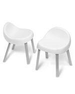 Skip Hop Toddler's Activity Chairs, Set of 2, Metal, White