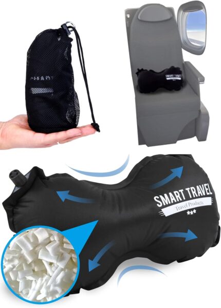Smart Travel Travel Products Lumbar Pillow Inflatable Lumbar Support