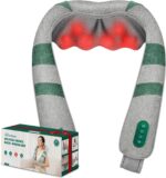 Snailax Shiatsu Neck Shoulder Massager, Back Massager with Soothing