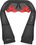 Snailax Shiatsu Neck and Shoulder Massager - Back Massager with Heat,