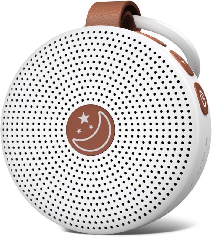 Sound Machine Mini Portable Baby White Noise Machine with 30 Soothing