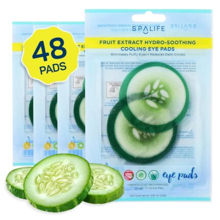 SpaLife Cooling Eye Pads - Korean Soothing Eye Pads for Dark Circles,