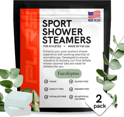 Sport Shower Steamers - Made in USA with Natural Eucalyptus Essential