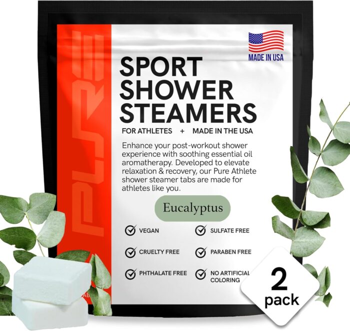 Sport Shower Steamers - Made in USA with Natural Eucalyptus Essential