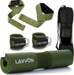 Squat Pad Set - Foam Barbell Pad for Squats Cushion, Lunges