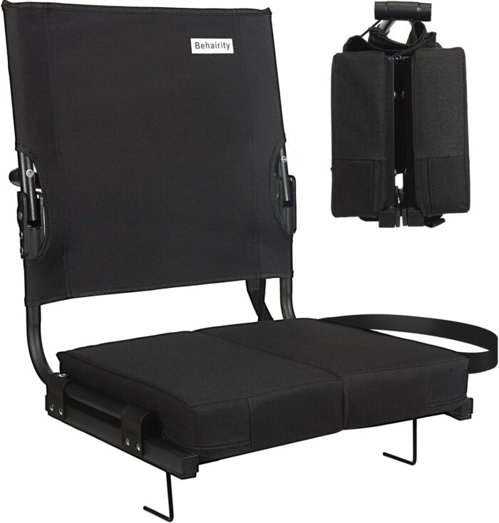 Stadium Seats for Bleachers with Back Support Wide, Portable Bleacher