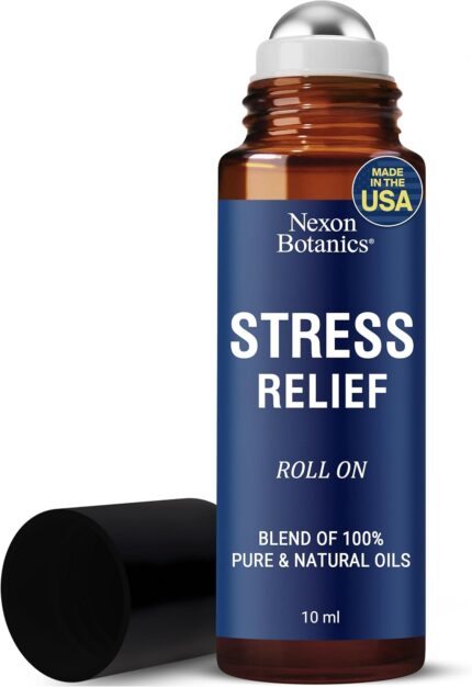 Stress Relief Essential Oil Roll-On Blend 10 ml - Natural Stress