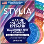 Stylia Under Eye Patches for Puffy Eyes and Dark Circles (30 Pairs),